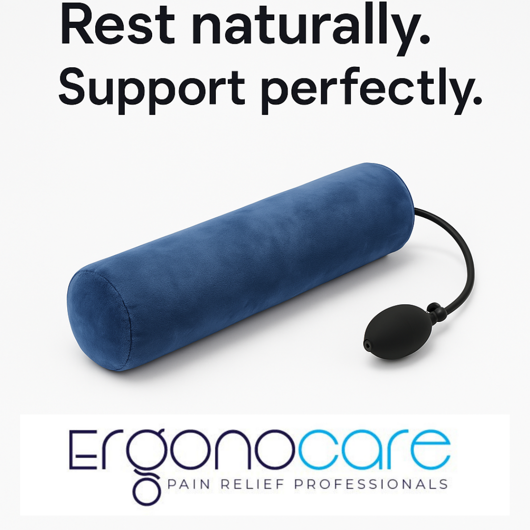 ErgonoCare inflatable neck support pillow
